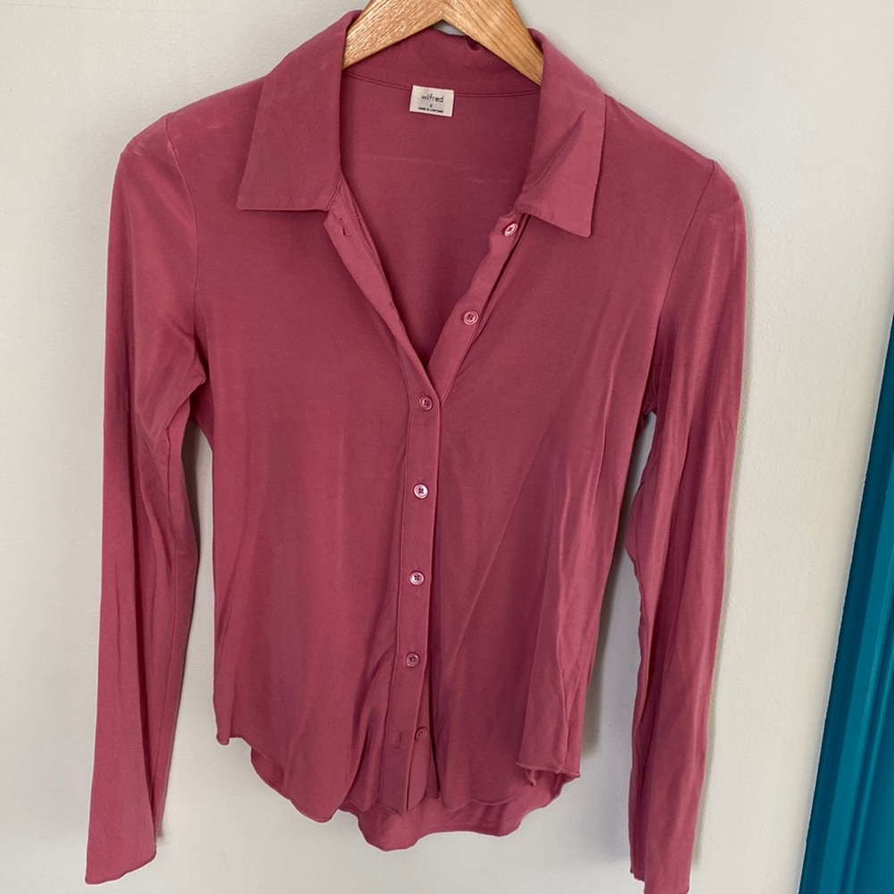 Button up Pink Wilfred Long Sleeve